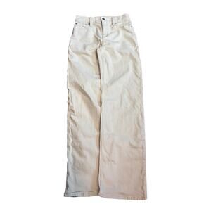 American Eagle Women’s Bone Mid-Rise Straight Leg Jeans Size 000